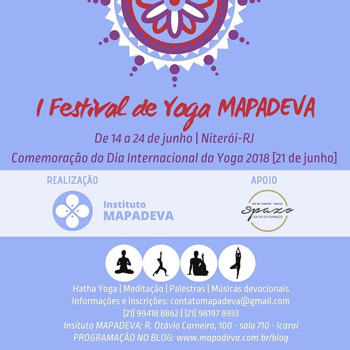 Dia Internacional da Yoga – 21/06 – Festival Mapadeva